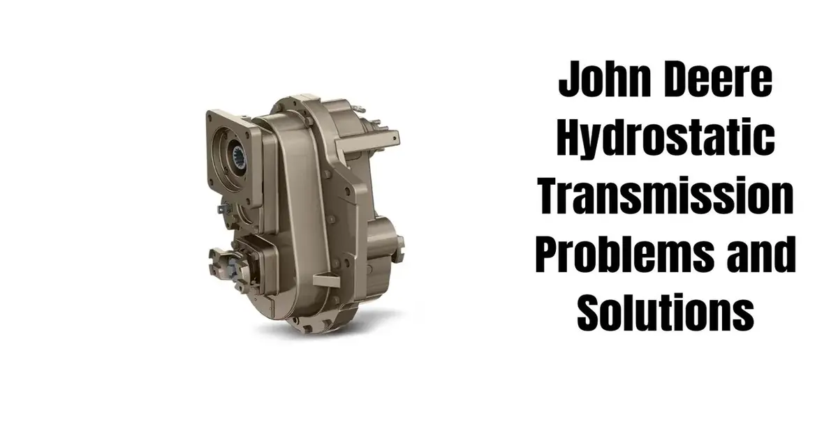 john deere hydrostatic transmission problems