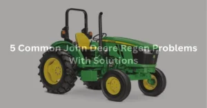 john deere regen problems