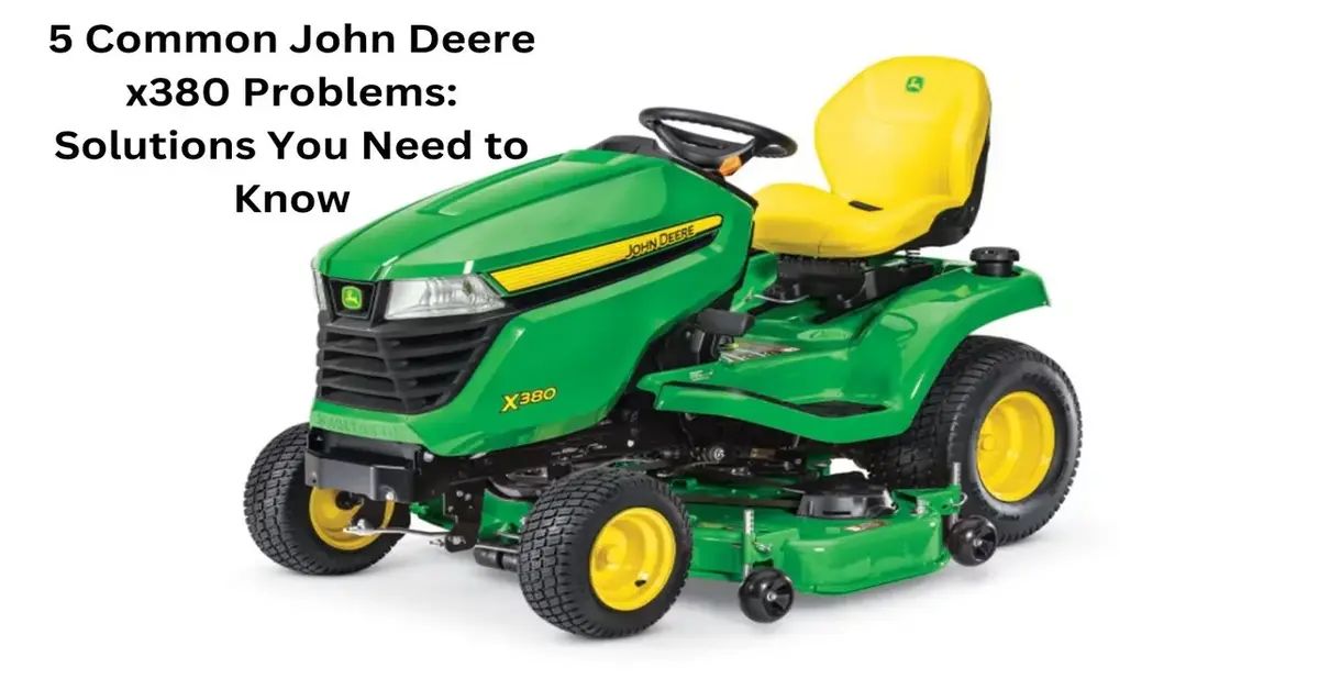 john deere x380 problems