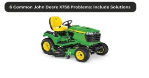 john deere x758 problems