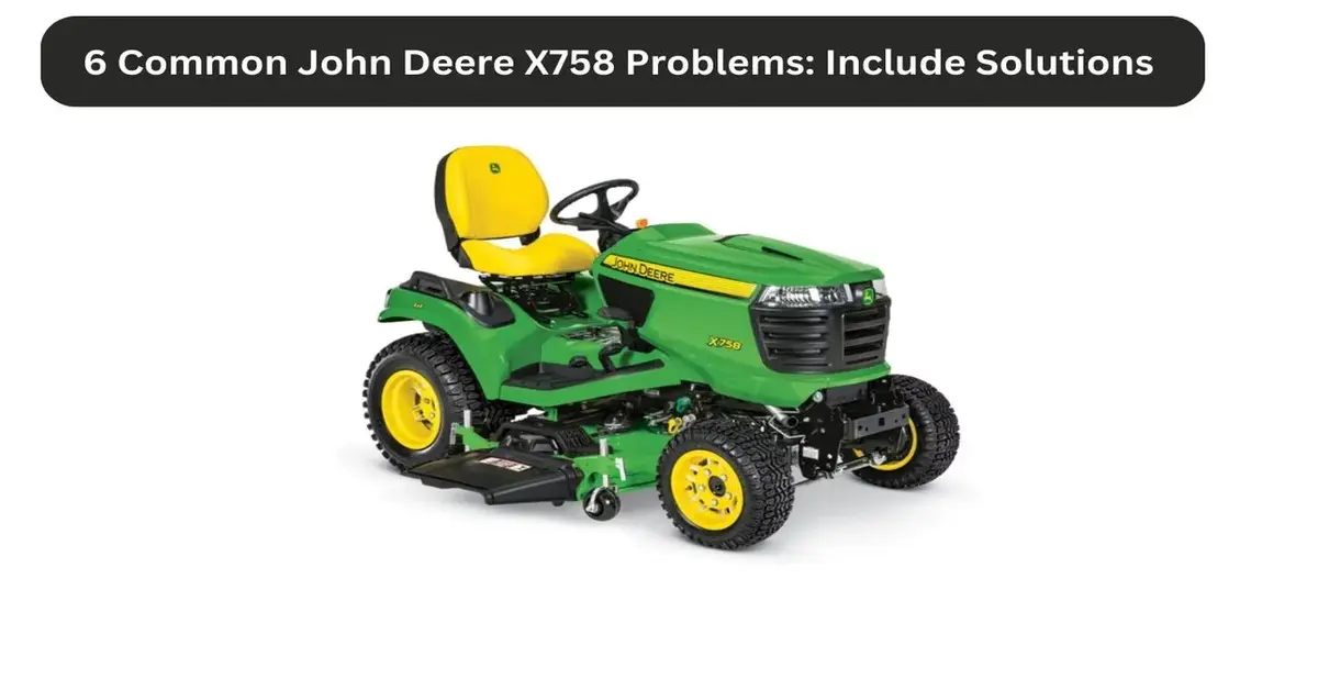 john deere x758 problems