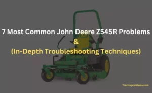 john deere z545r problems