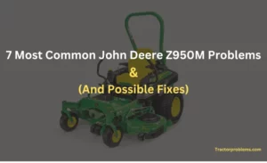 john deere z950m problems