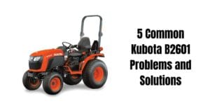 kubota b2601 problems