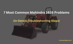 mahindra 1635 problems