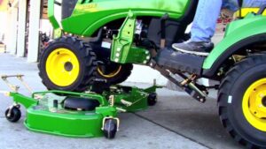 john deere drive over mower deck problems