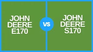 john deere e170 vs s170