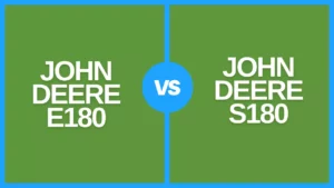 john deere e180 vs s180