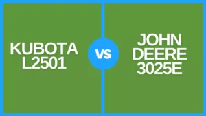 Kubota L2501 Vs John Deere 3025E