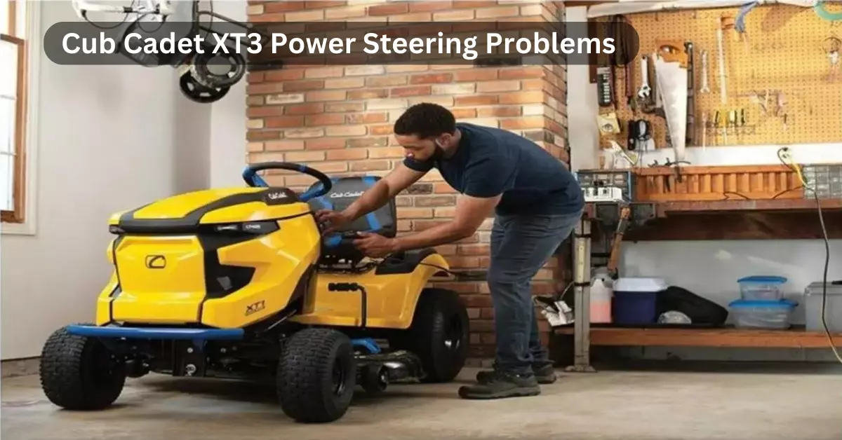 cub cadet xt3 power steering problems