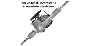 cub cadet xt1 hydrostatic transmission problems