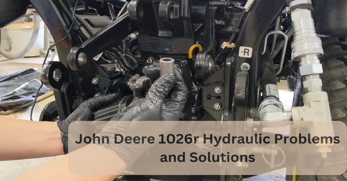 john deere 1026r hydraulic problems