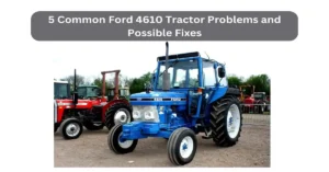 ford 4610 tractor problems